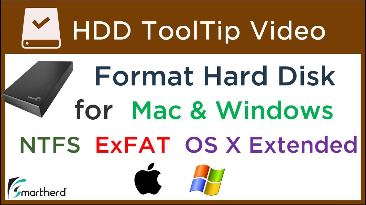format external drive on a mac for pc